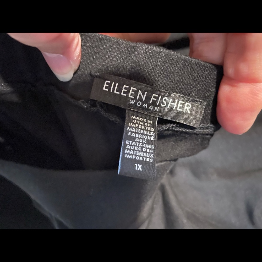 Eileen Fisher knit palazzo style culottes - Picture 3 of 3